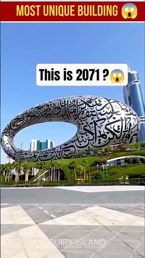 “This Building Is From 2070! 😳 | Museum of the Future Dubai”