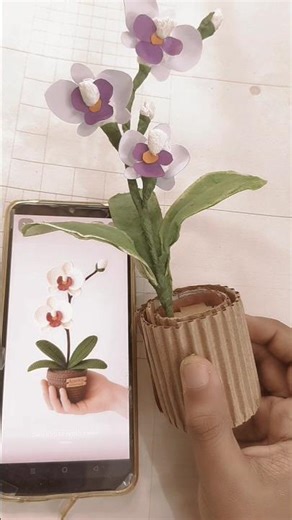 DIY Flower Decor 🌸✨ | Easy Home Decoration Idea #shorts #craft