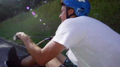 What is it like riding a luge?