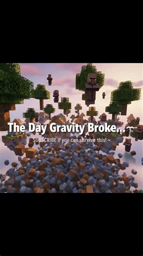 What if Minecraft had REALISTIC Gravity? 🌌🤯 #shorts