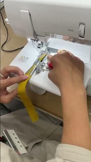 【洋裁テクニックの講義!】ベルトループの作り方! #shorts #ミシン #職業用ミシン #工業用ミシン #押え金 #洋裁教室 #SL-700EX #Kanade #028N