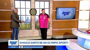 74K views · 303 reactions | The world has fallen in love with darts after an incredible nine-dart finish in a dramatic leg of the World Championship final. But, should it be an Olympic sport? The Jeremy Vine can't be far off a gold medal after his training from former BDO World Champion Scott Mitchell. | Jeremy Vine On 5 | Facebook