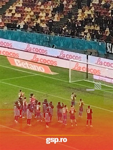 Jucătorii FCSB cântă alături de fani după victoria cu FC Botoșani, 2-1 #fcsb #botosani #superliga