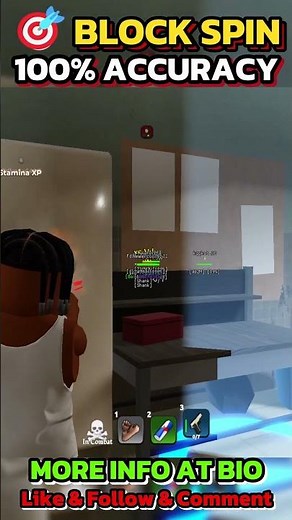 Block Spin 100% Silent Aim Accuracy 🔥 #blockspin #robloxscript
