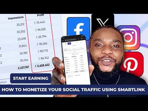 How to Make Money with Social Traffic Using Monetag SmartLink (Beginner Guide)