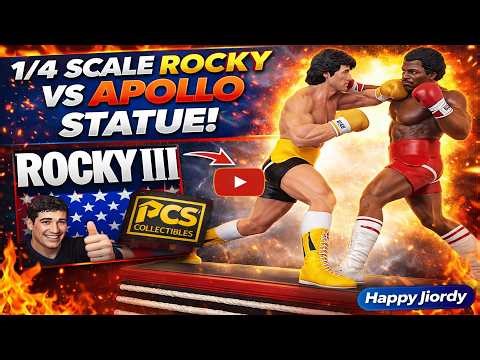 PCS Collectibles Rocky vs Apollo 1/4 Scale Statue Diorama 🥊🔥INSANE Rocky III Movie Collectible