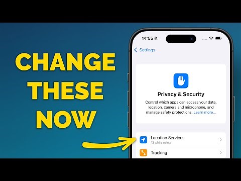 iPhone Privacy Settings You NEED to change!