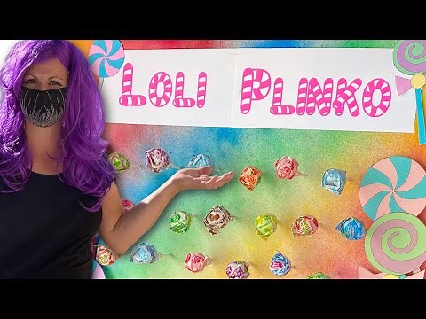 How To Make A Plinko Board Out Of Cardboard Suckers and Tack Strips