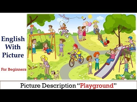New Way Of Learning English | Picture Description Playground | Learn English #listenandpractice