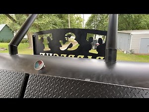 Rotisserie smoker concession trailer