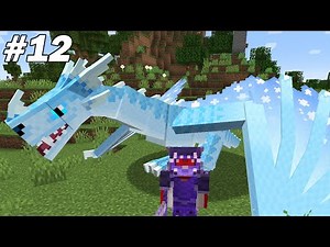 Mon magnifique DRAGON DE GLACE ! Minecraft Ice & Fire EP12