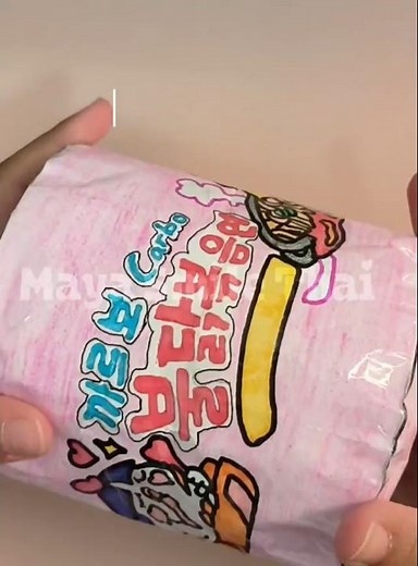 How To Make A Paper Buldak Squishy DIY สกุชชี่กระดาษ #papercrafttutorial #diy