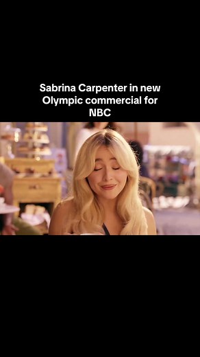 sabrina carpenter is in a new Olympics commercial for NBC #shortnsweet #sabrinacarpenter #sabrinacarpenteredit #espresso #pleasepleaseplease #nbc #olympics