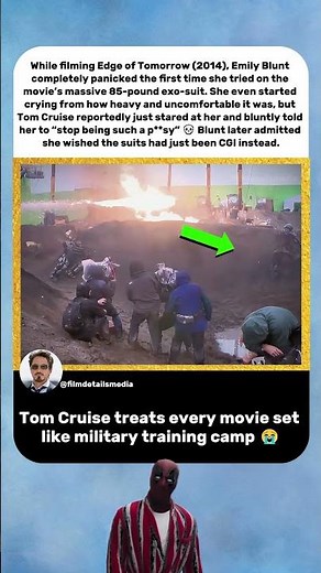 Emily Blunt Cried After Trying on the Exo-Suit 😭 | Edge of Tomorrow (2014)