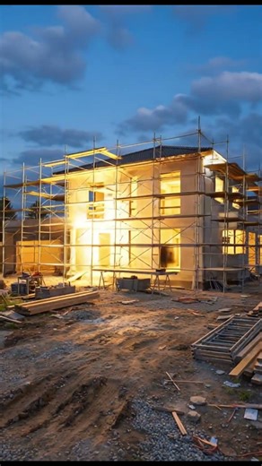 Modern Two-Story House Built Step by Step 🏗️