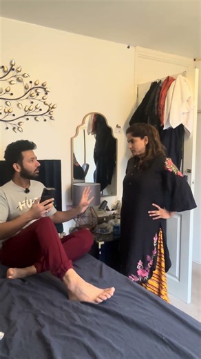 Eye of the Tigress 🫣 #couplecomedy #funnyvideos