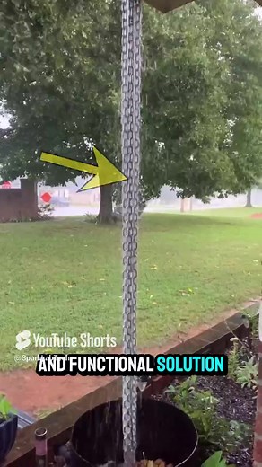 raditional Gutters Are History! The Revolution of Japanese Rain Chains! Rain chains are a system of linked chains used in place of traditional gutters to guide rainwater from the roof to the ground. Water flows down the chain and is directed into a collection basin or garden at the bottom. Traditional gutters can become blocked over time due to the buildup of leaves and debris. Rain chains, however, have an open structure that prevents clogging, minimizing maintenance needs. Copyright Disclaimer