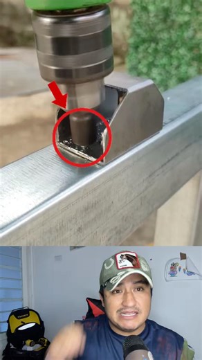 Mira cómo se hace un trabajo sin soldadura con perfil metálico #ideas