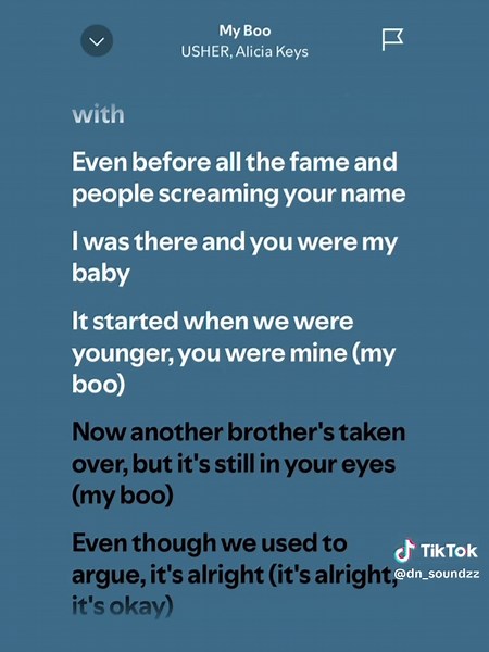 My Boo: Full Lyrics and Emotional Connection