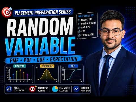 Random Variable | Statistics Complete Playlist for Placements & Competitive Exams