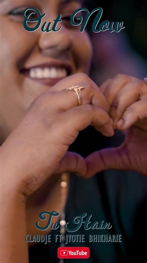TU HAIN is out now! ❤️ A collaboration with Jyotie Bhikharie Watch the video on YouTube: https://www.youtube.com/watch?v=jEwec6Ictxo&t=56s Stream everywhere: https://push.fm/fl/tuhain #TuHain #Claudje #HindiFusion #AfrobeatLove | Claudje