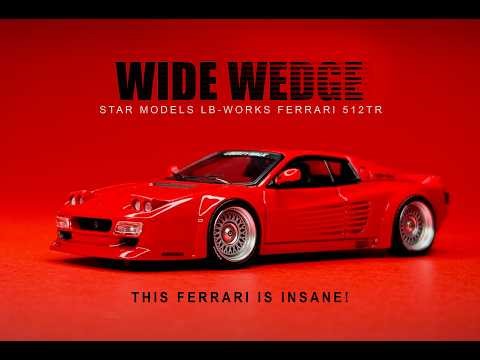 Wide Wedge | LB★WORKS 512TR | Insane Star Model LBWK Ferrari