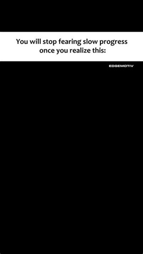 Slow Progress Is Winning (Nobody Tells You This)#youtubeshorts #motivation