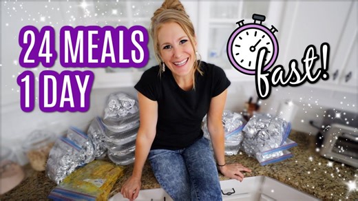 Bulk cook 24 meals in 1 day! (under $100!)