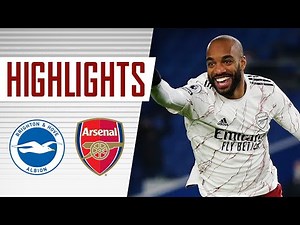 HIGHLIGHTS | Lacazette scores the winner | Brighton vs Arsenal (0-1) | Premier League
