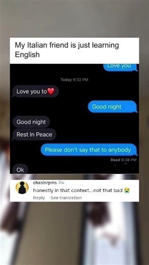 Language barriers are my favorite type of accidental emotional damage. 🇮🇹💀 #funny #shorts