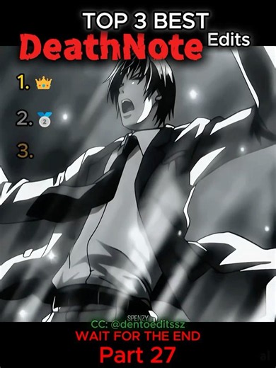 Best Death Note Edits 🔥 #viral #anime #shorts #deathnote #fypシ