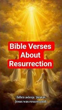Bible Verses About Resurrection