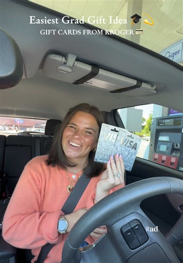 #ad Teaming up with @Kroger to give you the EASIEST gift you can get your upcoming grads! Skip the junk & get them something that they can use anytime or anywhere! When purchasing gift cards from Kroger, you can get 2x fuel points back to use on gas. All you have to do is use your Kroger Plus Card or Alternate ID at checkout. Gift cards are the gift that keeps on giving! 🎓⭐️⛽️🛒️️ #gradgiftideas #graduationgifts #easygradgifts #krogerpartner