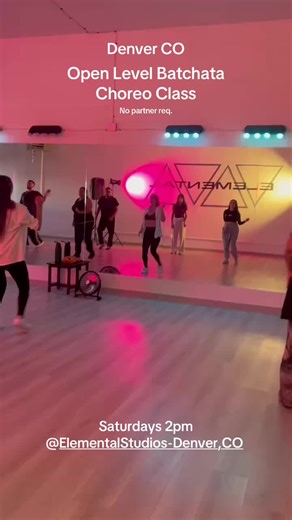 Open Level Bachata Choreo Class in Denver