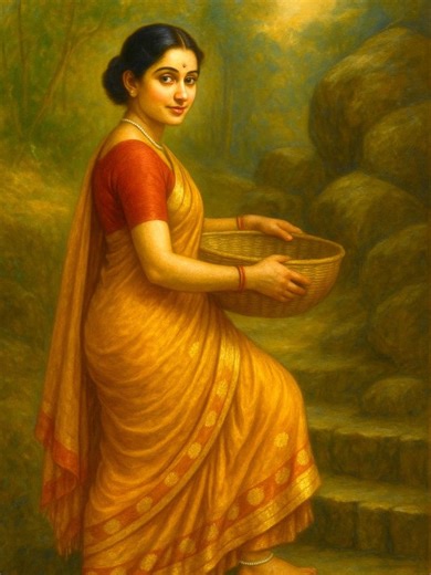 Indian Woman Vintage Painting Printable, Traditional Saree Art, Ethnic Indian Wall Decor Digital Download - Etsy