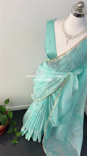 Explore Stunning Aqua Blue Saree Collection