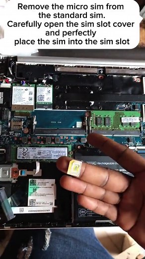 How to Insert SIM Card into HP ProBook Laptop