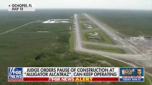 BREAKING: Judge orders temporary stop to construction of "Alligator Alcatraz." | Fox News