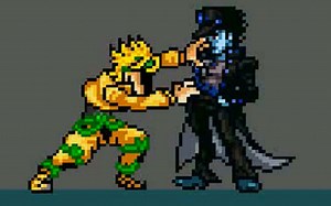 【Scratch】自制游戏：DIO模拟器（新增冻结和激光眼）