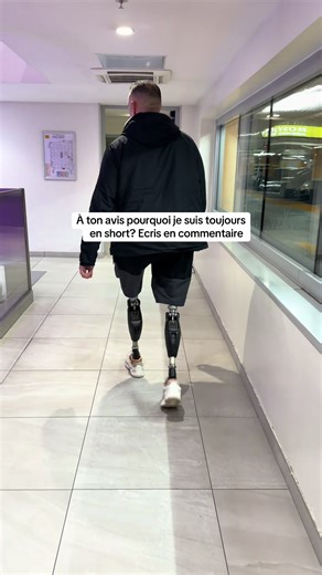 Beaucoup de personnes me demande pourquoi je suis toujours en short? #prt #lifestyle #amputee