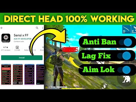 HEADSHOT AND GFX TOOL FOR FREE FIRE | Free Fire headshot gfx tool | Sensi x FF | free fire lag fix