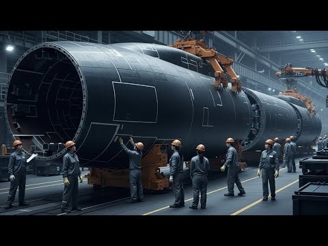 Inside the Submarine Factory – How Modern Submarines Are Built ( Full Process )