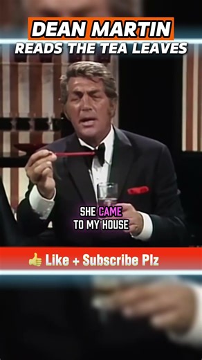 Dean Martin Reads “Tea Leaves” with a Drink Straw on The Dean Martin Show 😂 #Shorts #ratpack