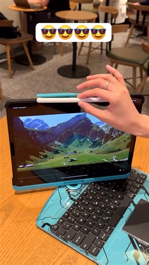 Transparent, iridescent keyboard! 7-color backlighting pull-out pen slot, an iPad productivity tool #y2k #MagicKeyboard #iPadCover | Entertainment shows