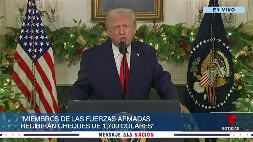 Vea en español el discurso de Trump a la nación desde la Casa Blanca | Noticias Telemundo