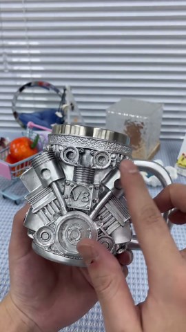 Stainless Steel Mug - V8 Engine Design #spotlightfinds #tiktokshopblackfriday #TechFinds #GadgetReview #MustHaveTech