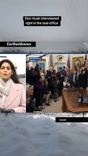 Elon musk interviewed in the White house #earthwidenews #worldnews #breakingnews | Dorian