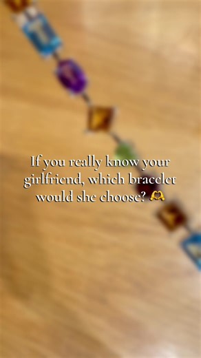 If You Really Know Your Girlfriend… Which Bracelet Would She Choose? 🫶✨ This is your test 👀 Is she a classic sparkle girl, a gemstone lover, or all about subtle, elegant color? ✨ One bracelet features a multi-stone gemstone mix for bold personalities 💙 One shines in calming blue kyanite 💚 One glows with timeless emerald green 💜 One stands out with rich tanzanite color Four bracelets. Four moods. Each one crafted to match a different kind of energy confident, calm, romantic, or quietly power