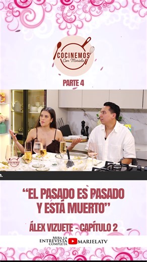 PARTE 4 | ¡Más revelaciones de Álex Vizuete y su novia Givanna en este 2do capítulo de Cocinemos con Mariela! 🔥🤭 Mira la entrevista completa en mi canal de YouTube Mariela TV. 🔗 Link en mi descripción.