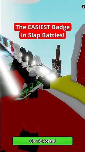 How to get the EASIEST Badge in Slap Battles!